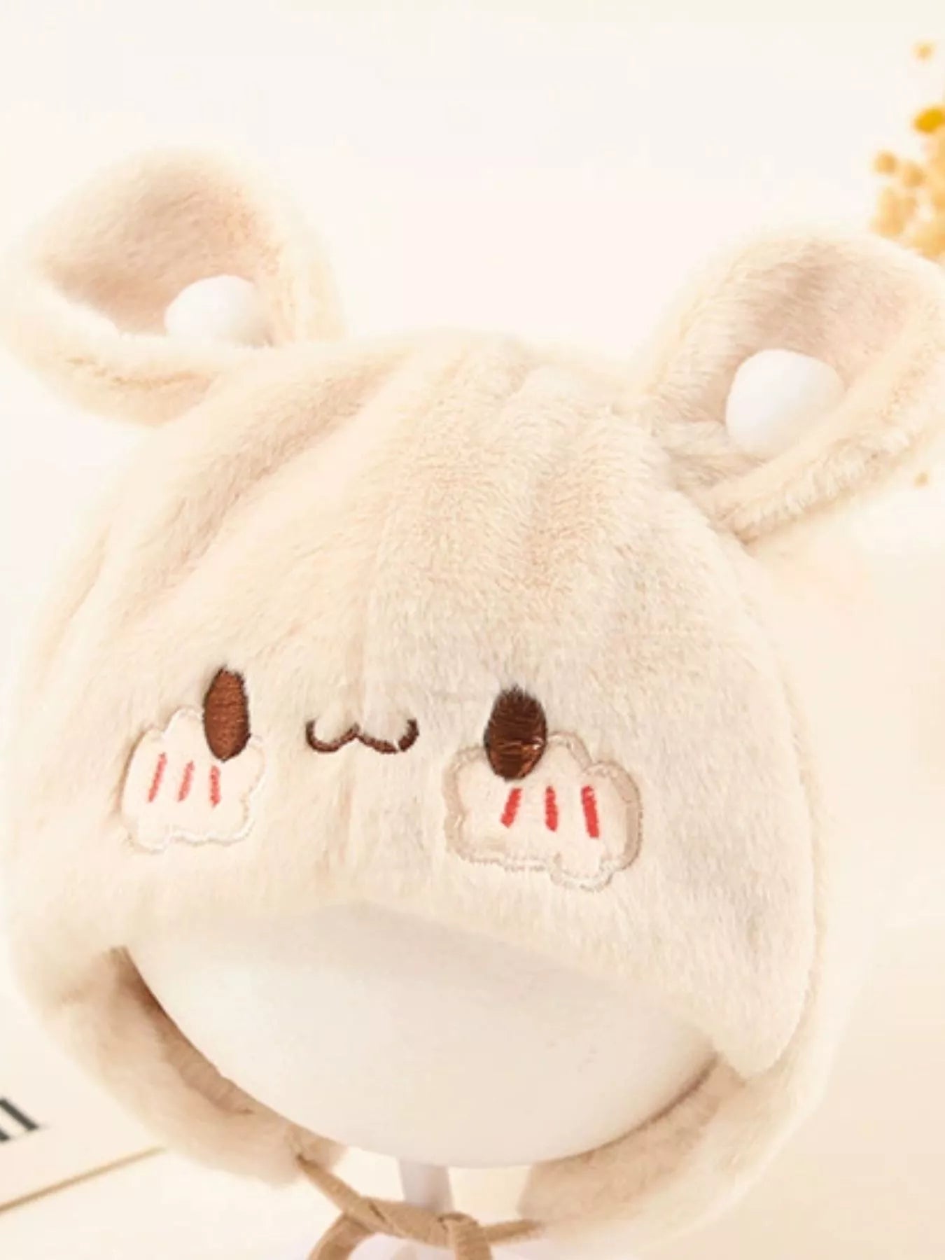 Children's Cute Bear Ear Plush Hat
