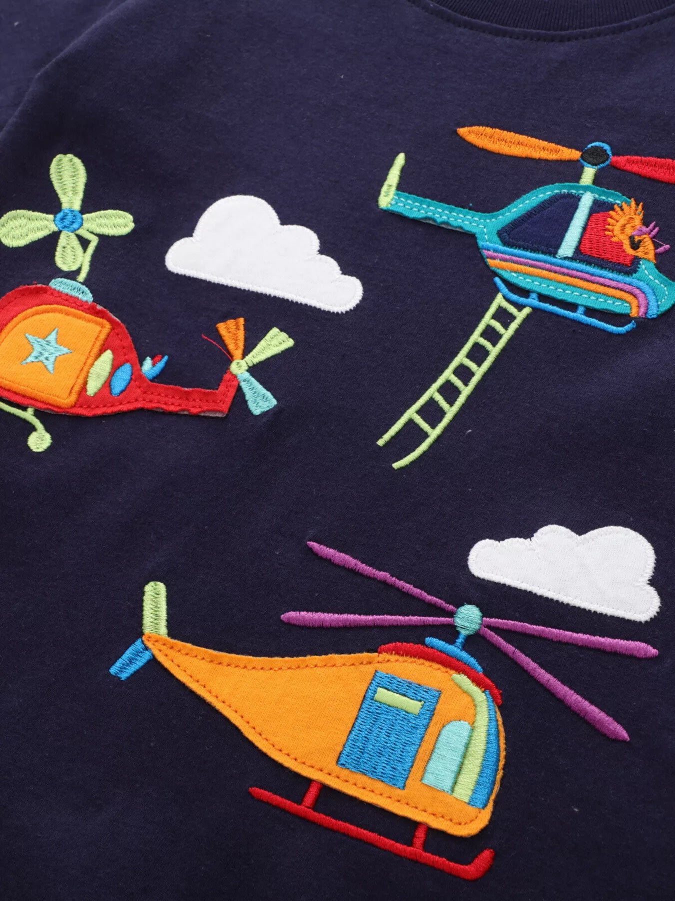 Children's Helicopter Short Sleeve T-Shirt
