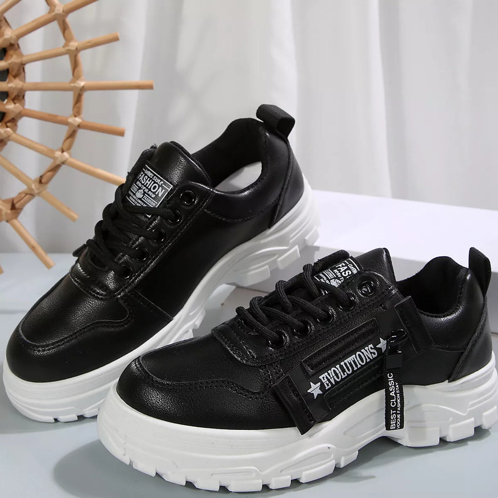 Lace Up Round Toe Athletic