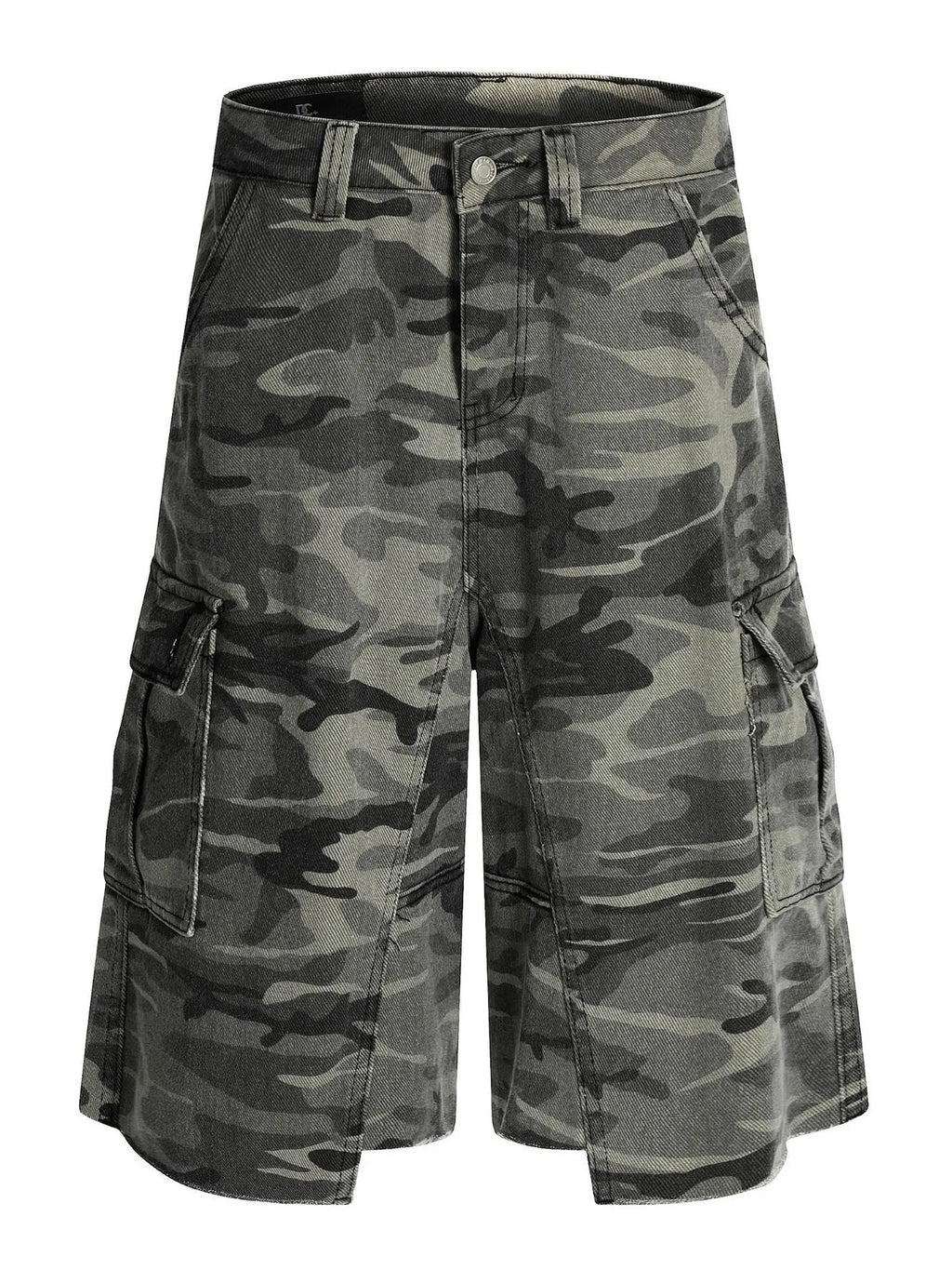 Men's Camouflage Cargo Capri Jeans