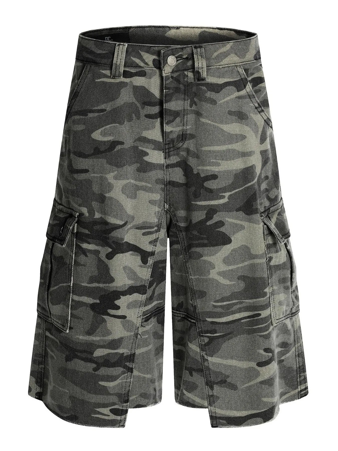 Men's Camouflage Cargo Capri Jeans