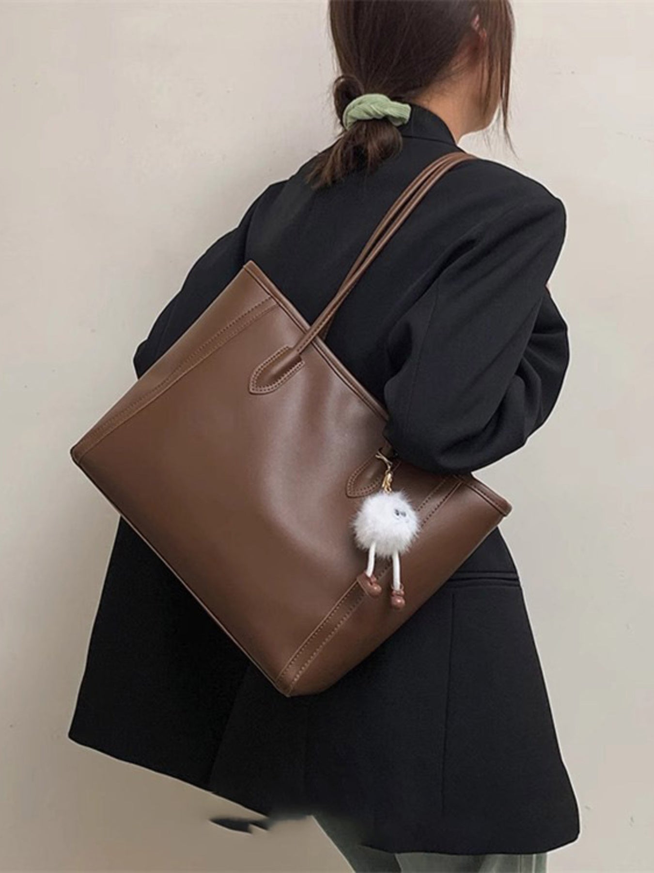 PU Leather Shoulder Bag