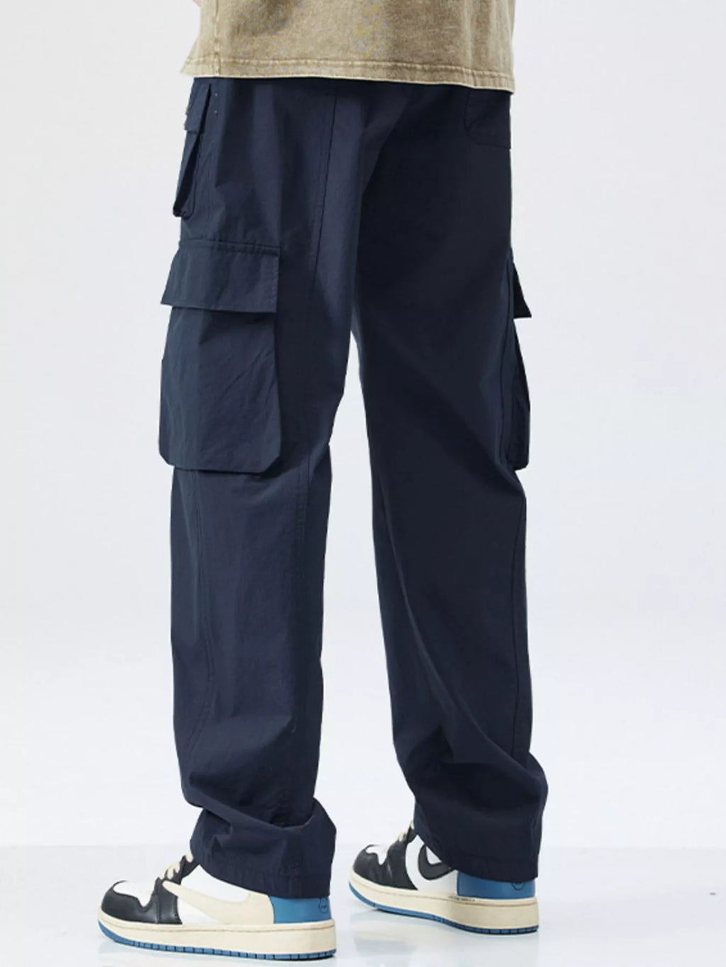 Men's Full Size Relaxed Fit Cargo Pants Plus Size