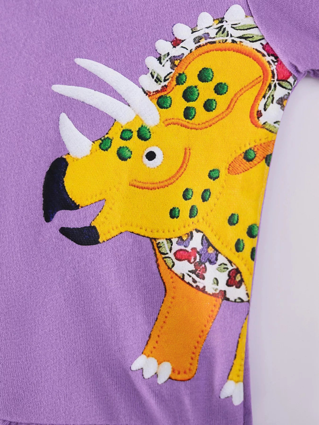 Children's Dinosaur Print Casual Dress