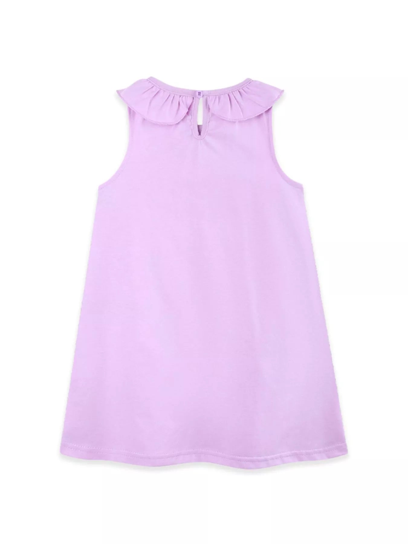 Children's Ruffle Collar Floral A-Line Dress