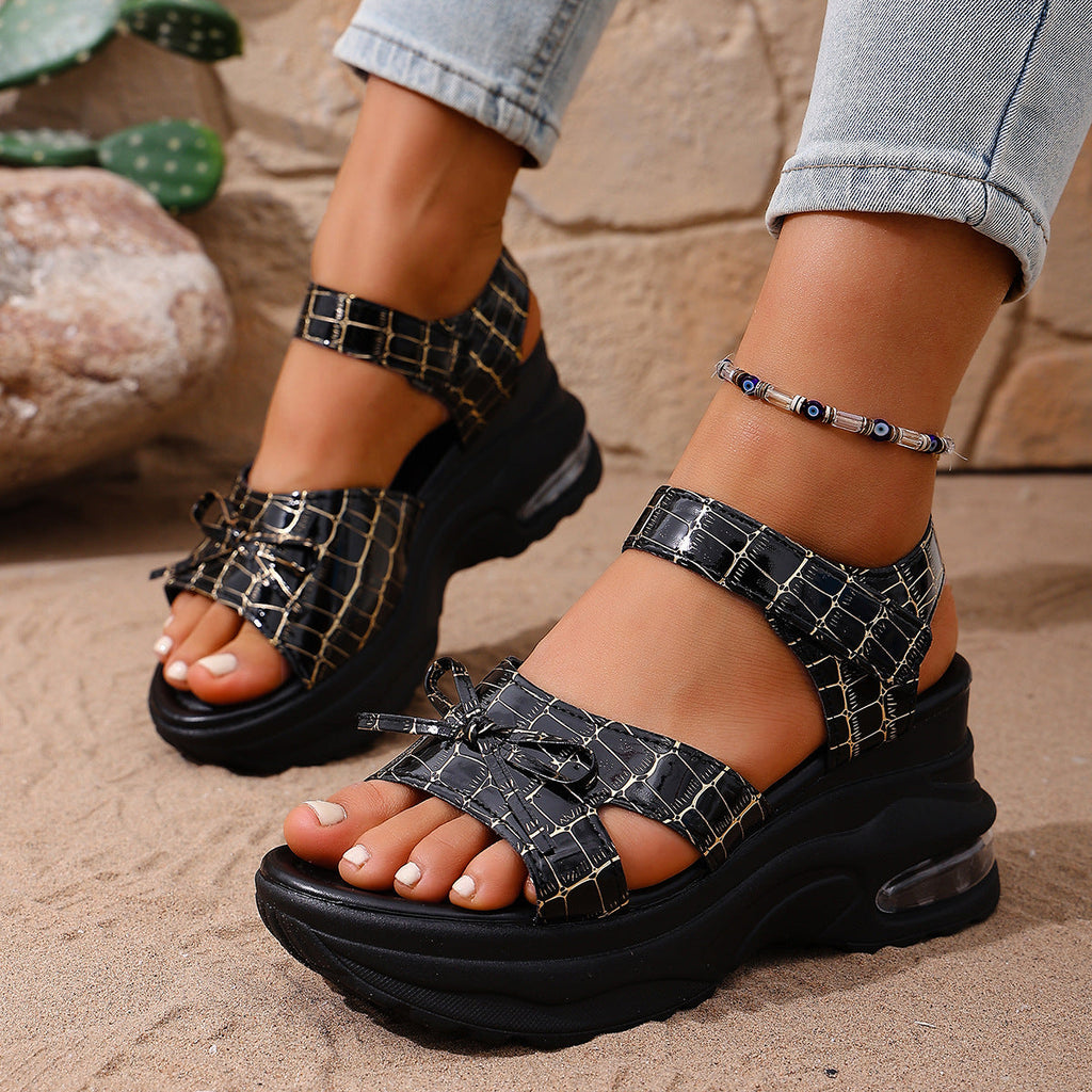 Open Toe Wedge Sandals
