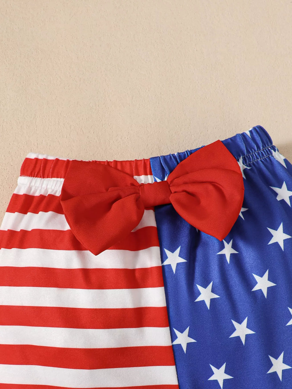 Children's Patriotic Tank and Pants Outfit Set with Hat