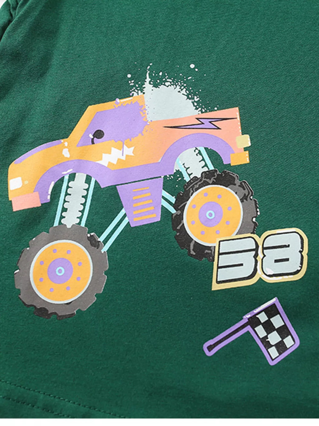 Children's Truck Graphic Short Sleeve Tee