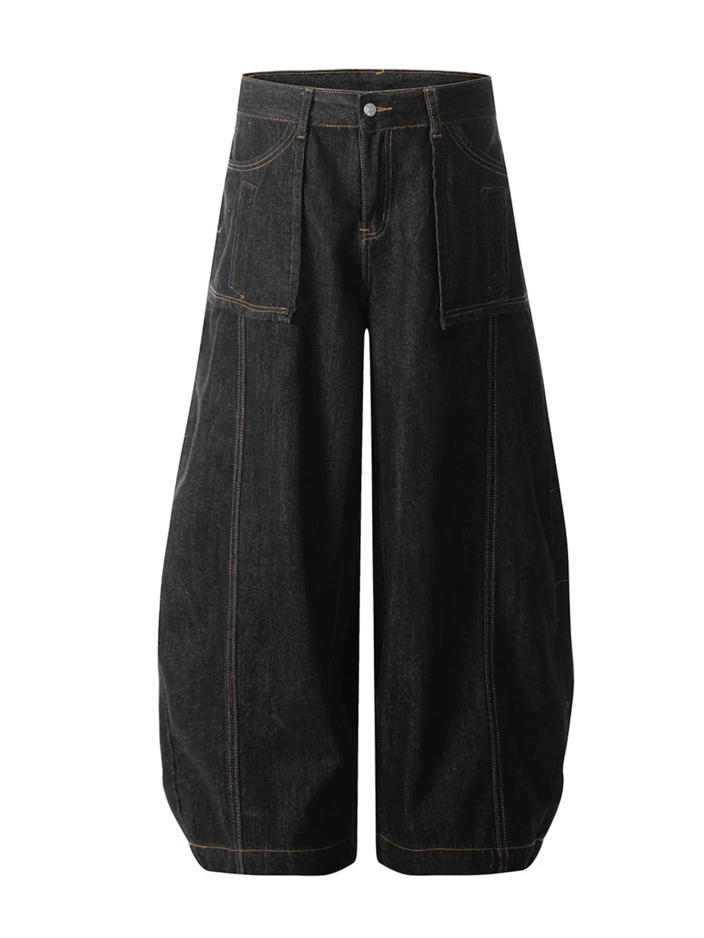 Men's Wide Leg Balloon Jeans