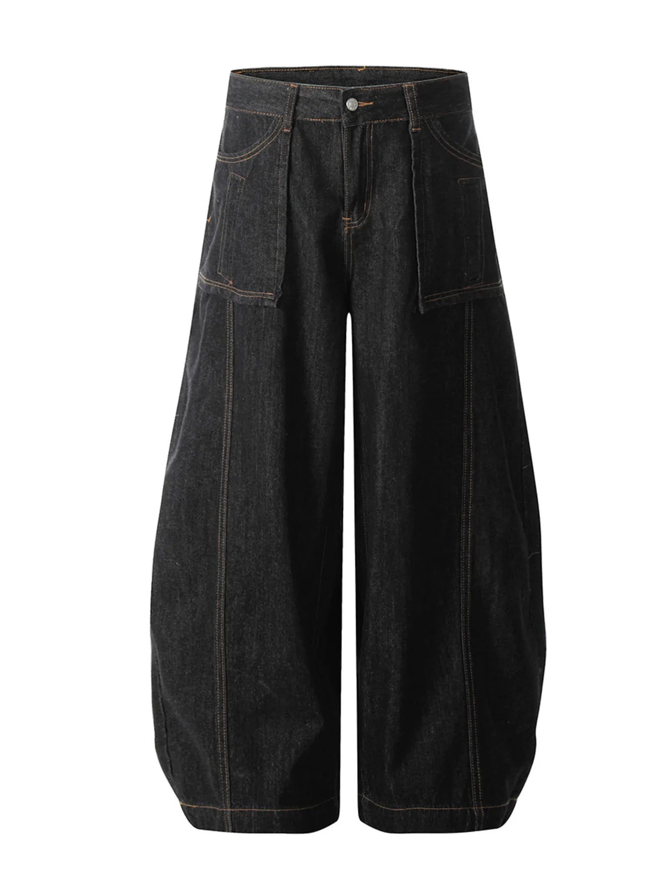 Men's Wide Leg Balloon Jeans