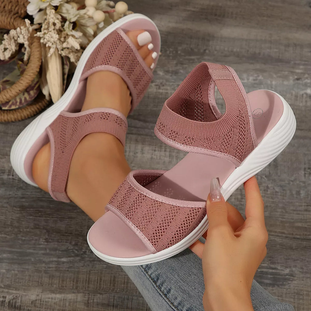 Open Toe Mesh Sandals