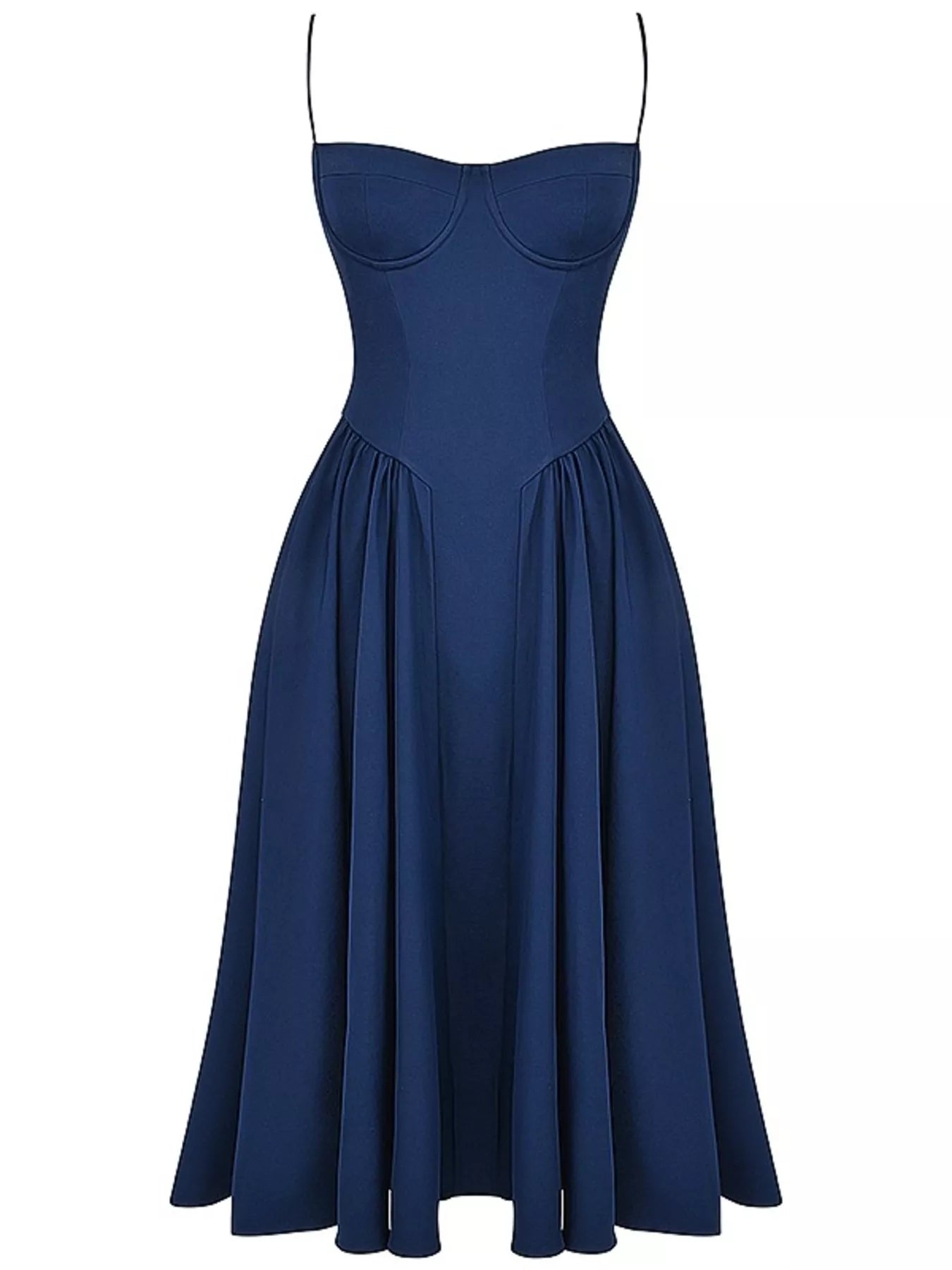 Sweetheart Neck Midi Cami Dress