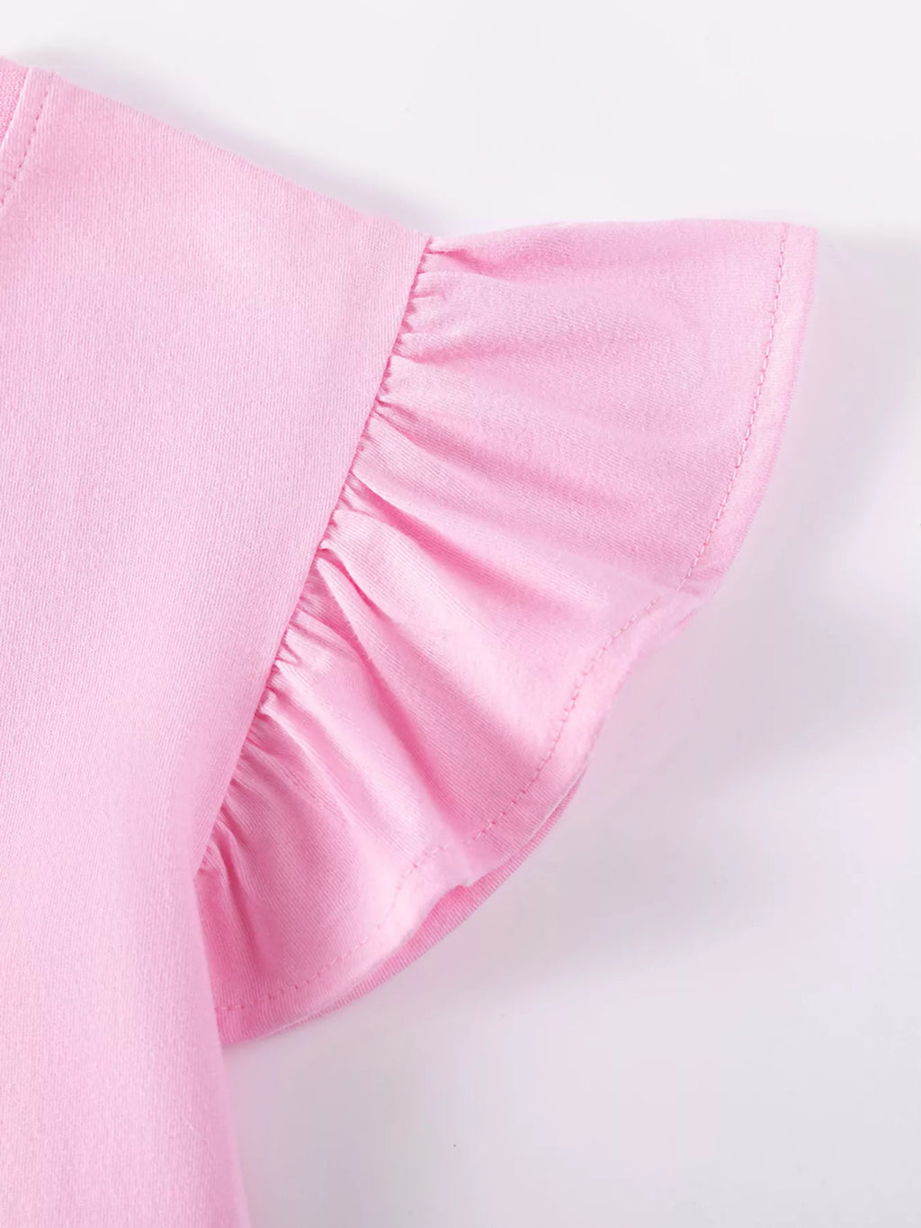 Children's Ruffled Cap Sleeve Top and Pants Set