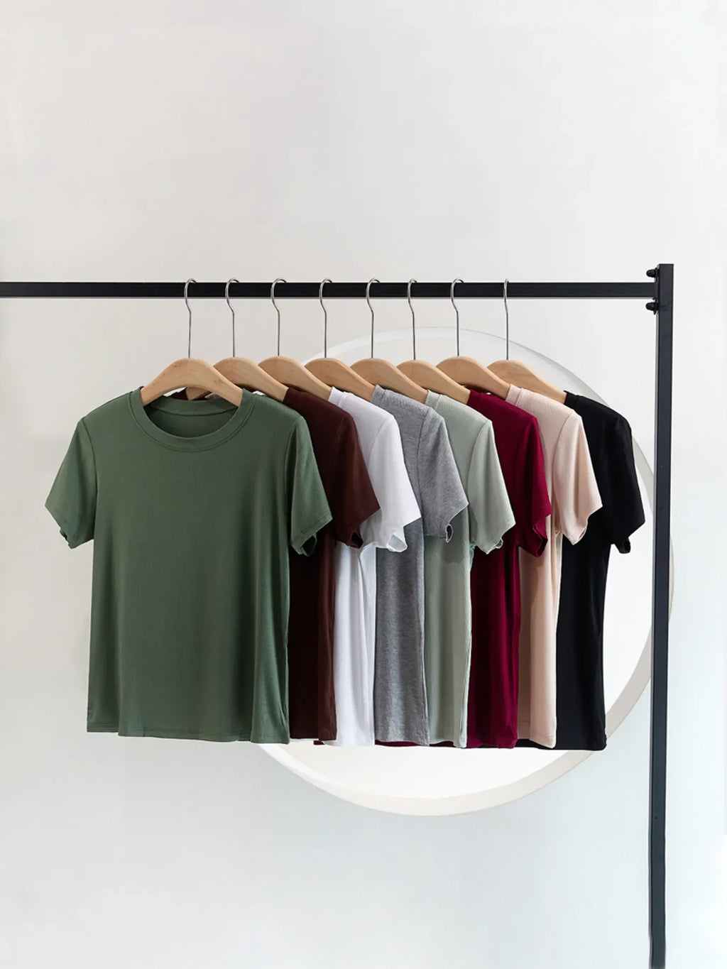 Crew Neck Short Sleeve T-Shirt
