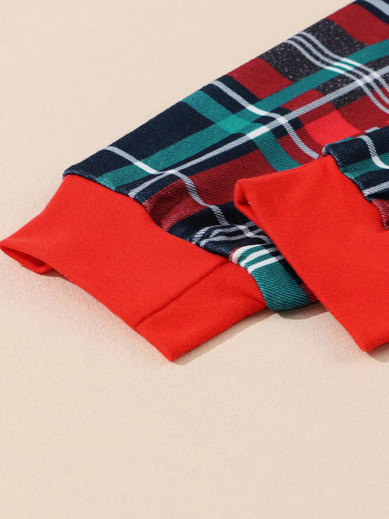 ALL IS BRIGHT Graphic Christmas Plaid Pajamas Set