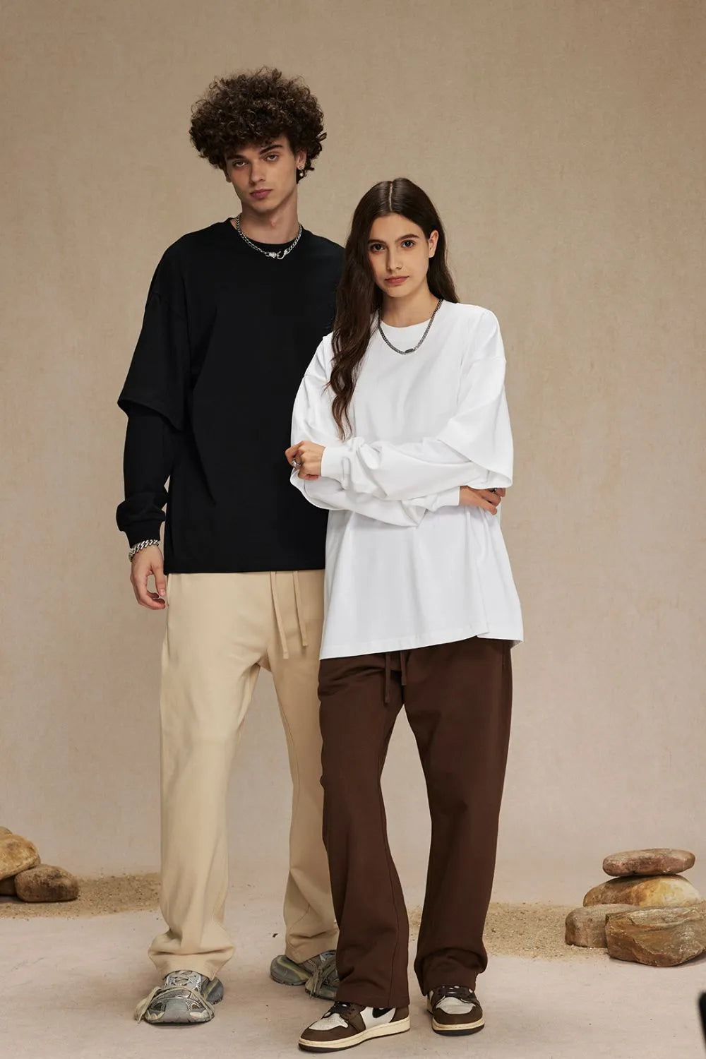 Men's Round Neck Long Sleeve T-Shirt