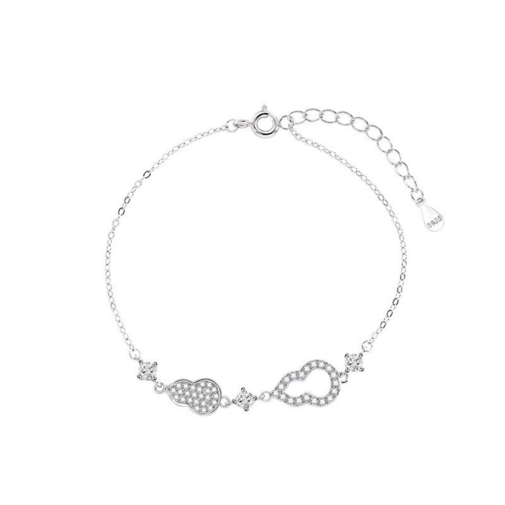 Zircon Gourd Adjustable Bracelet