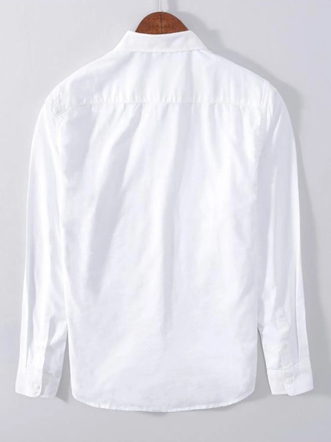 Men's Plus Size Button Up Long Sleeve Shirt