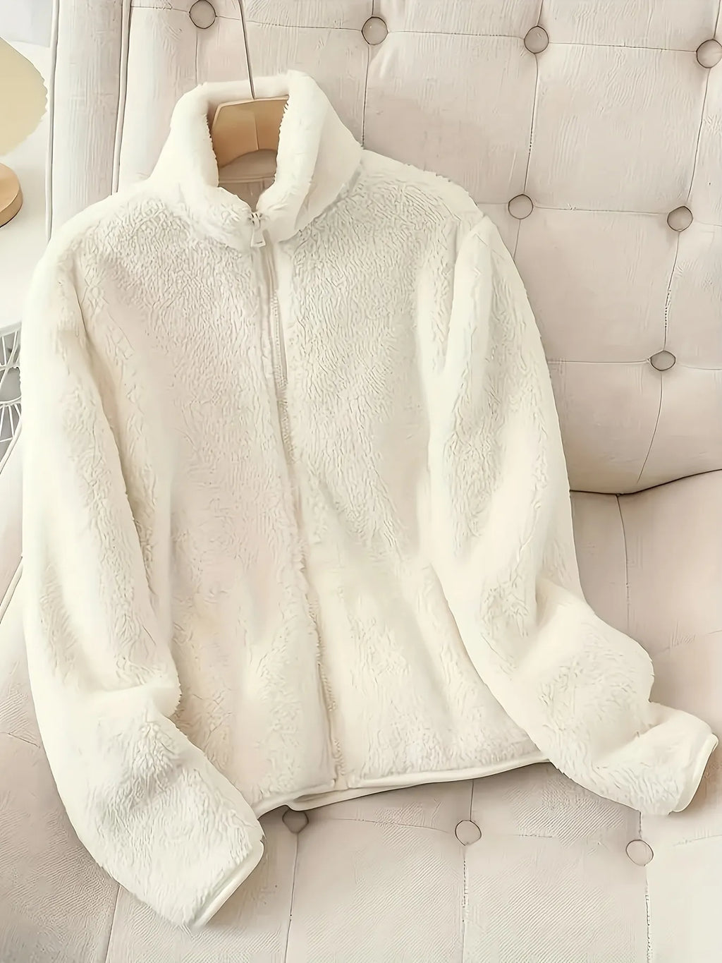Fleece Long Sleeve Zip-Up Jacket