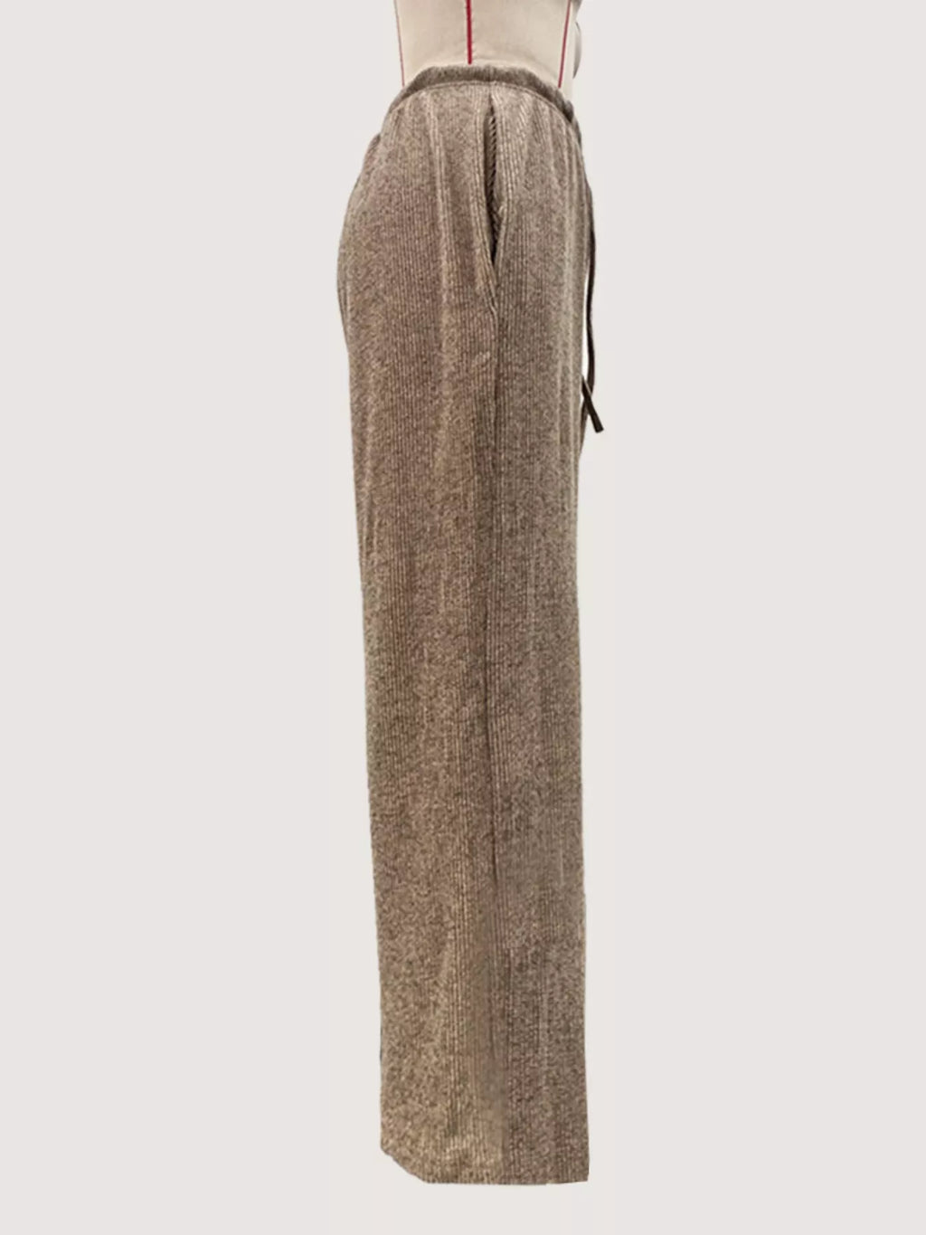 Drawstring Wide Leg Pants