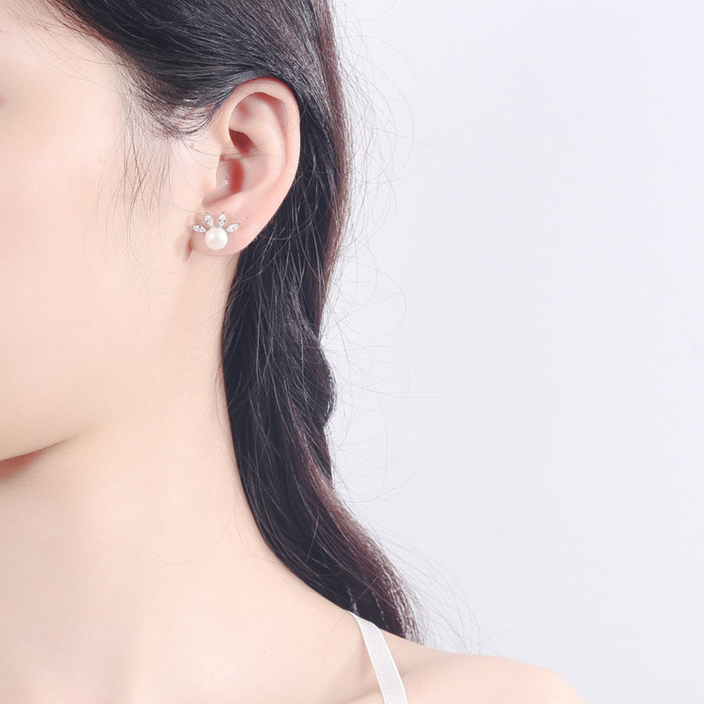 Pearl Stud Earrings