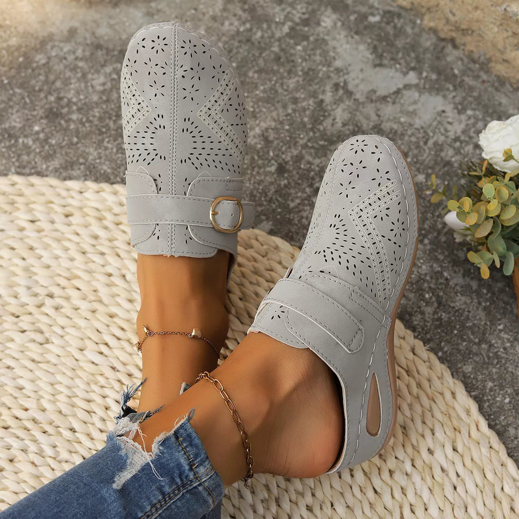 Casual Buckle Slip-Ons