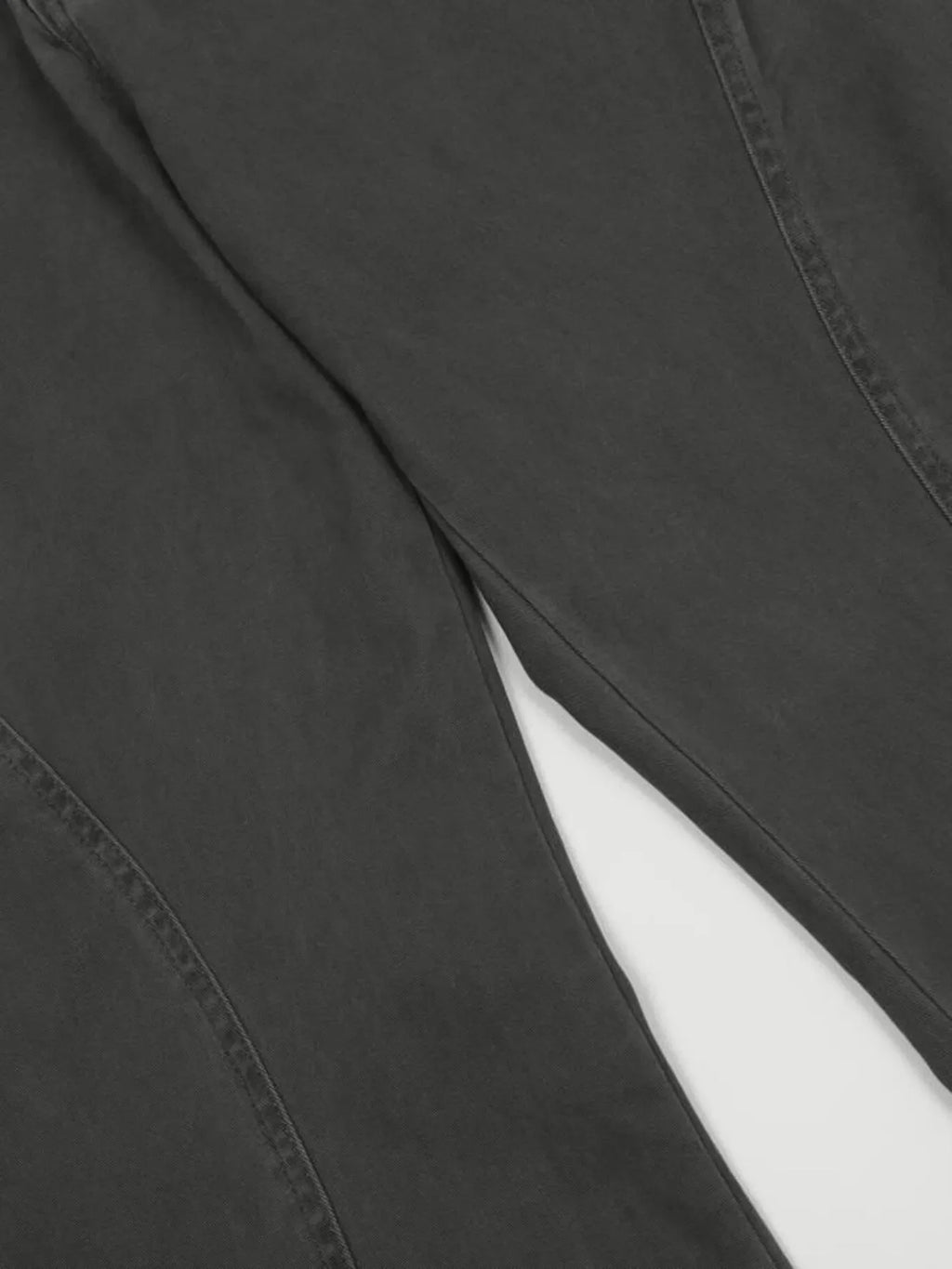 Men's Washed High Waist Flare Pants