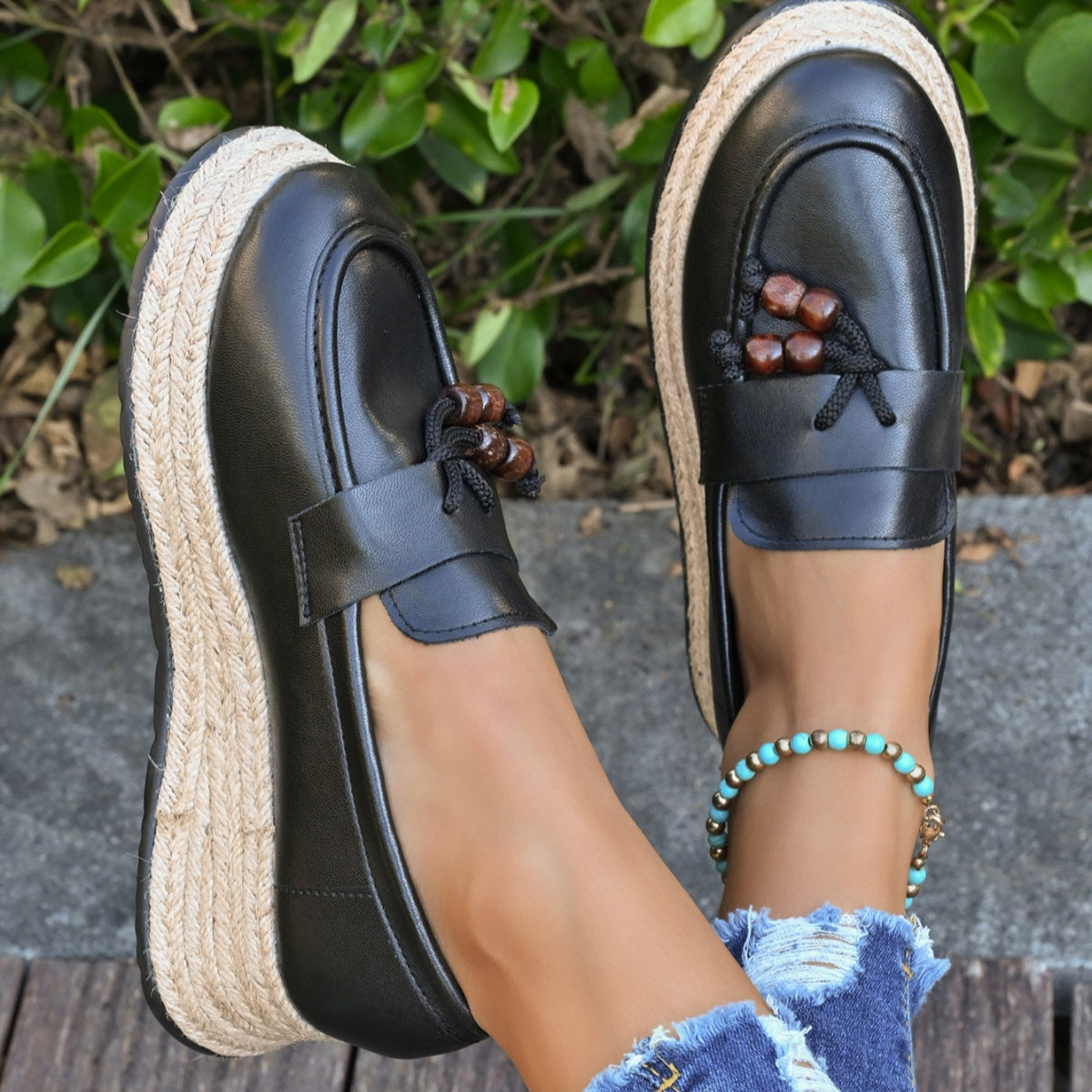 Round Toe Slip-Ons