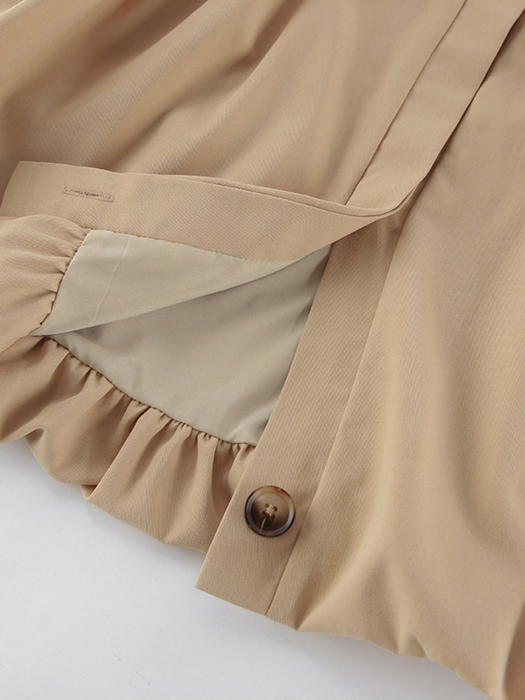 Puff Sleeve Button-Down Jacket