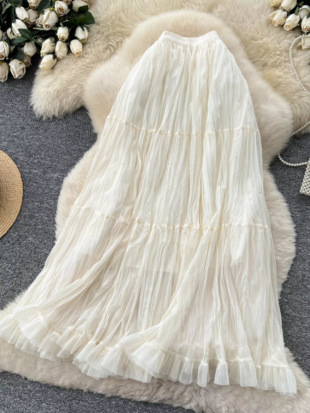 Tiered Tulle Skirt