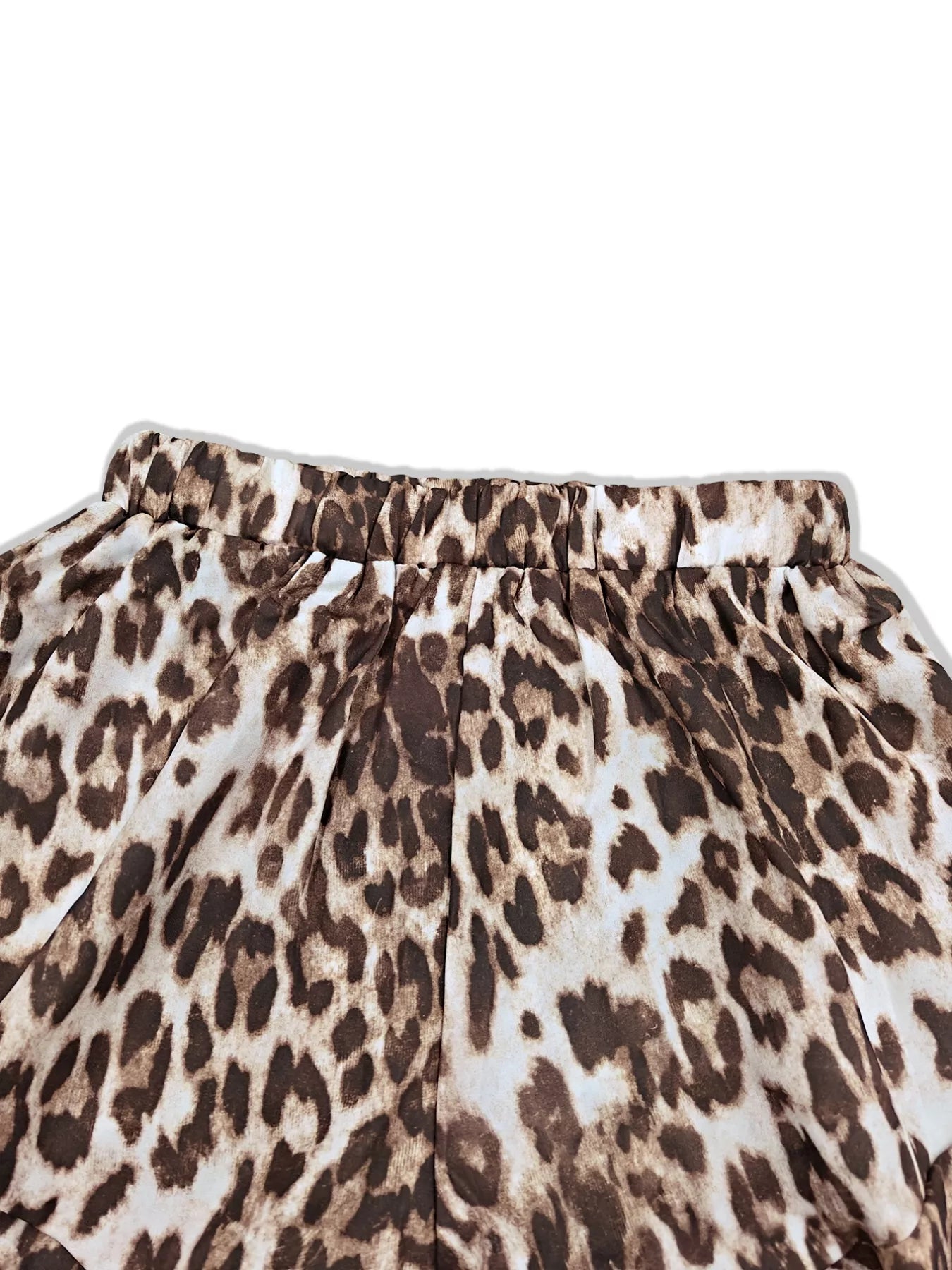 Leopard Sleeveless Top and Skort Set