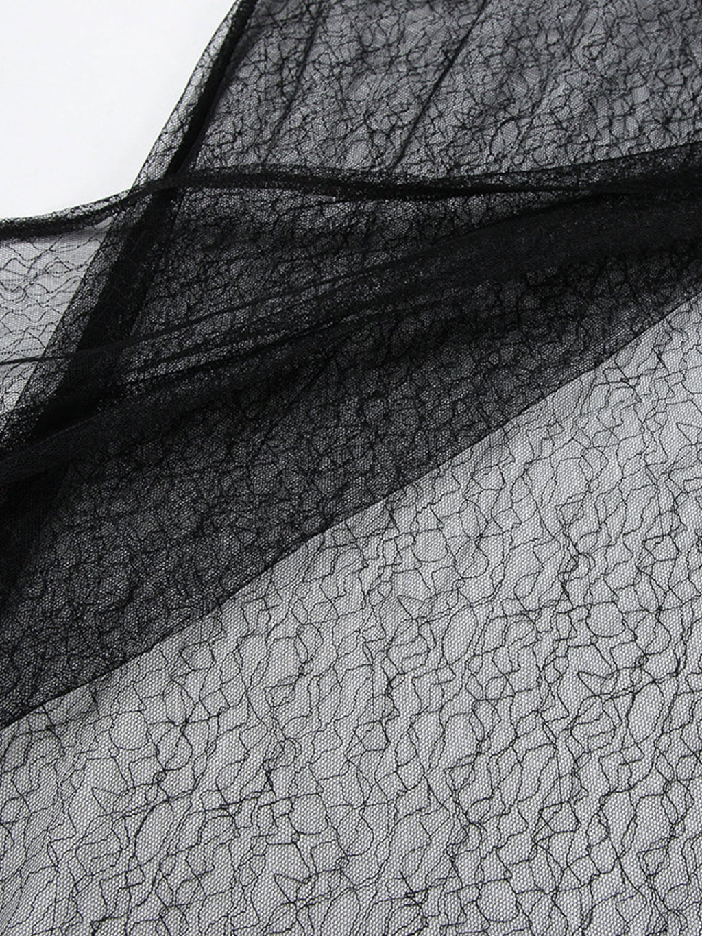 Lace Panel Midi Skirt