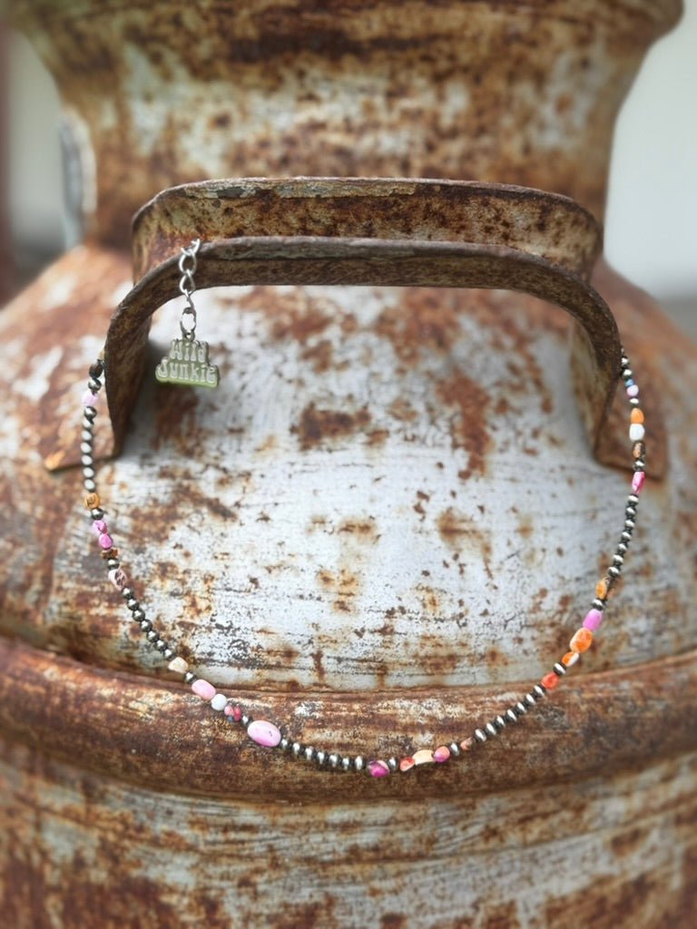 Desert Sunrise Beaded Necklace