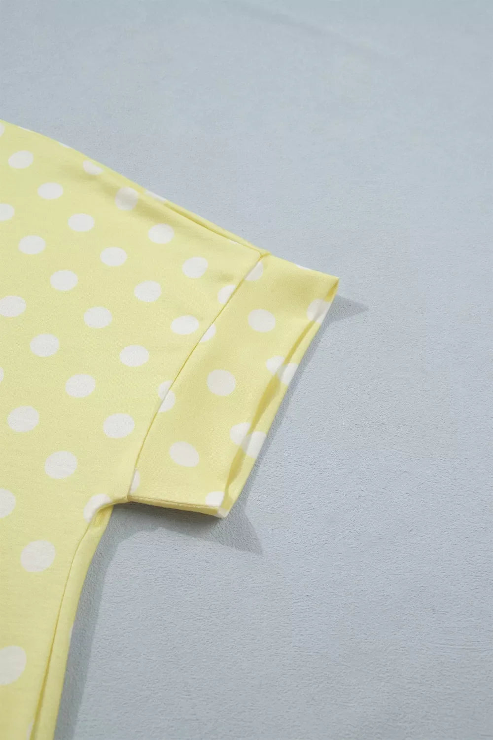 Polka Dot Short Sleeve Top and Shorts Set