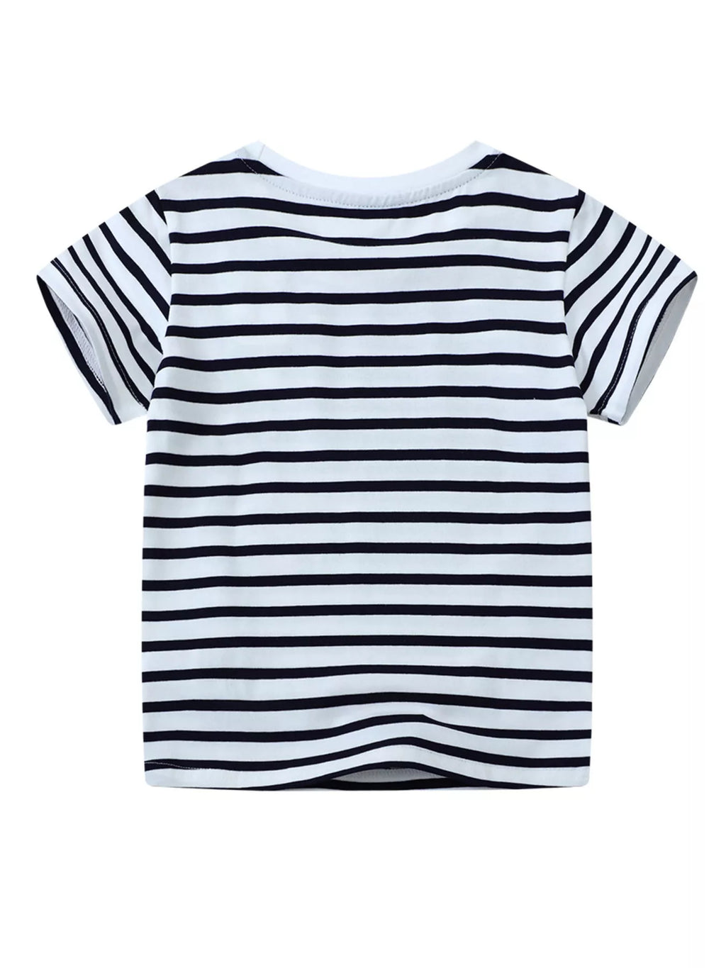 Children's Crab Striped Crew Neck T-Shirt