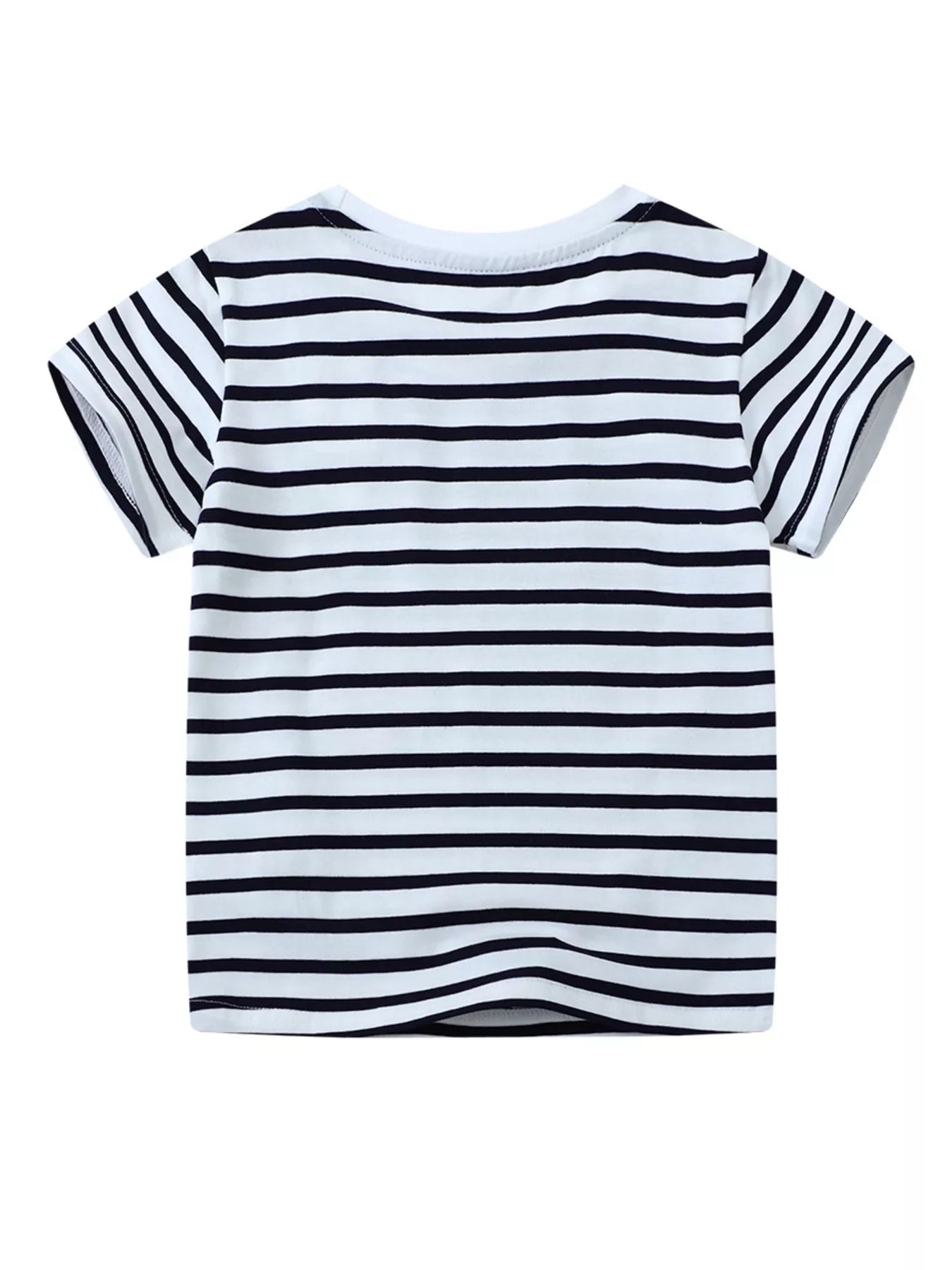 Children's Crab Striped Crew Neck T-Shirt