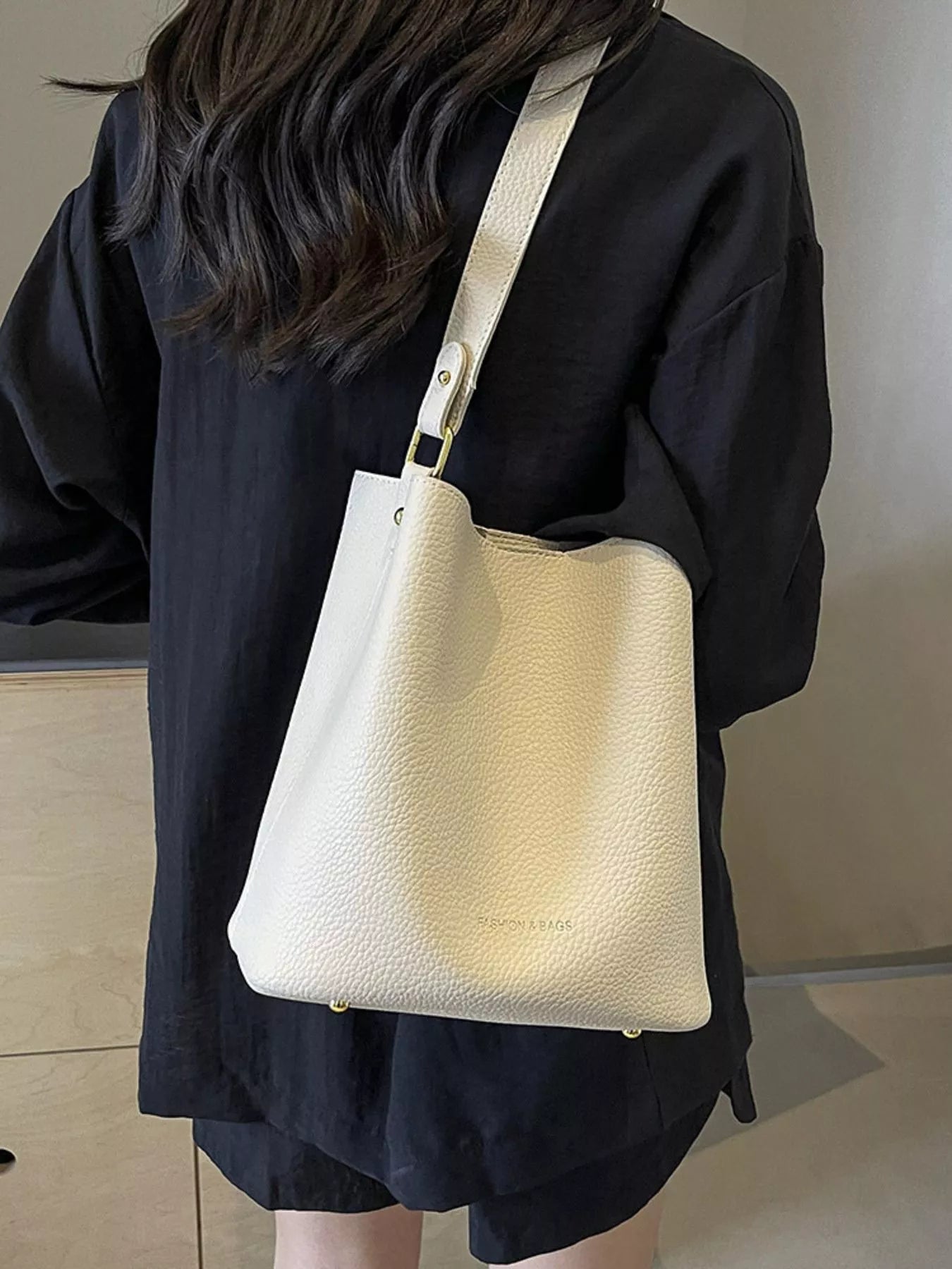 Solid Color Tote Bag