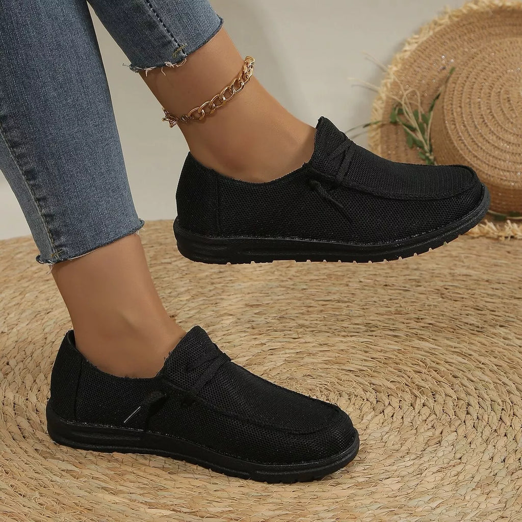 Round Toe Slip-Ons