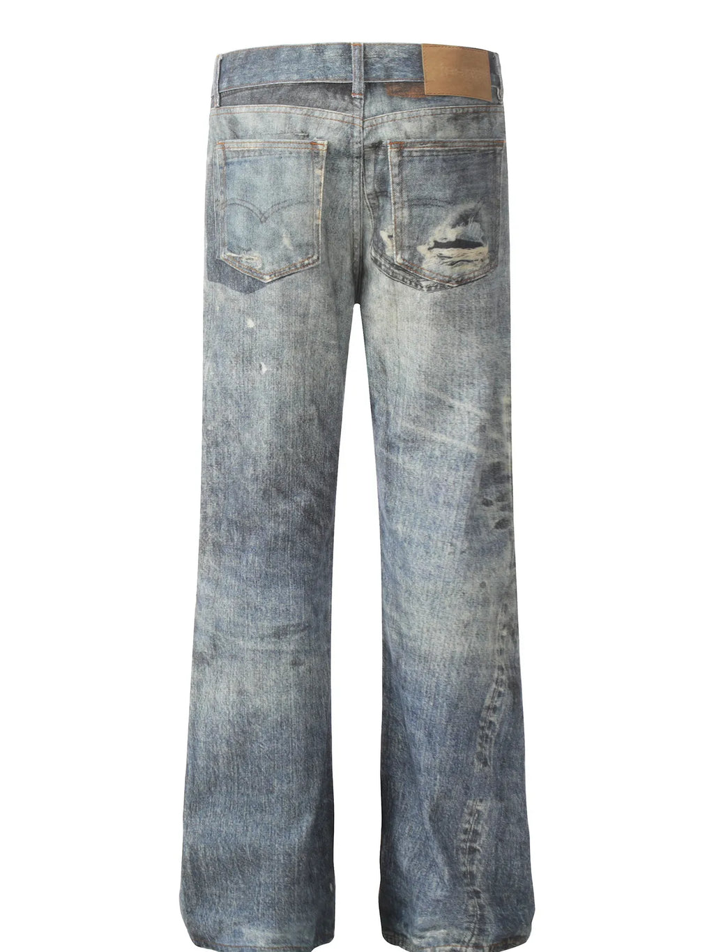 Men's Vintage Washed Loose Fit Jeans
