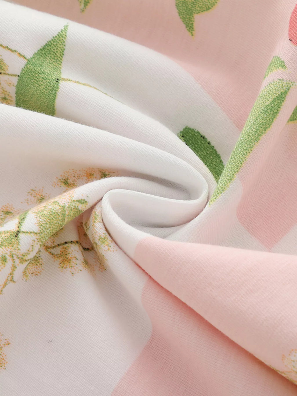 Children's Floral Print Button-Down A-Line Dress
