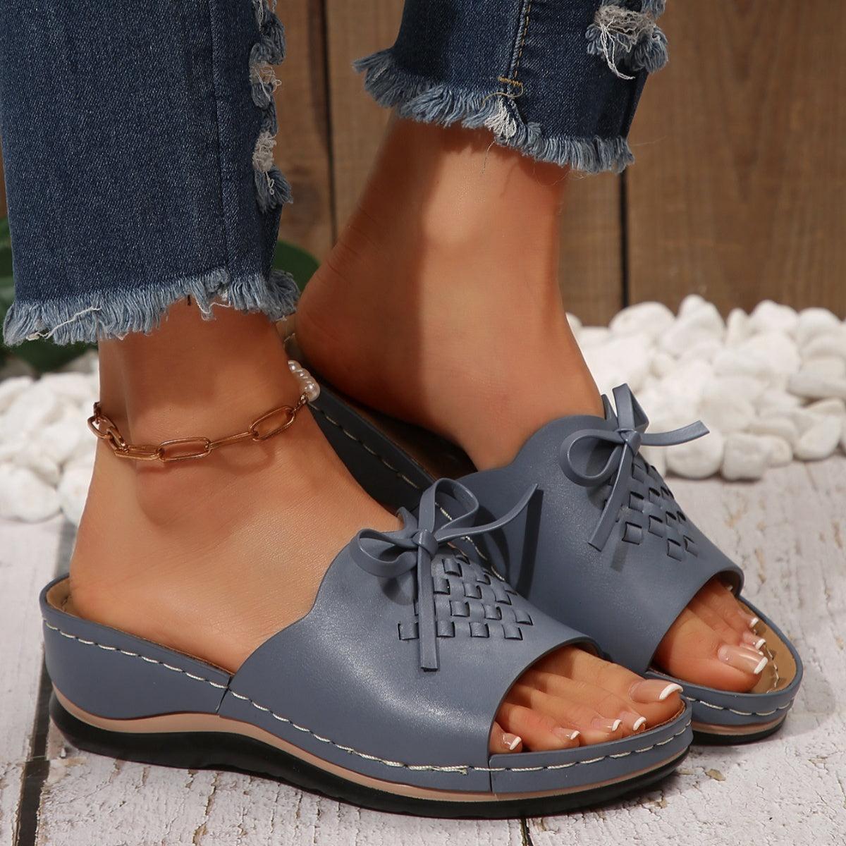 Open Toe Wedge Sandals