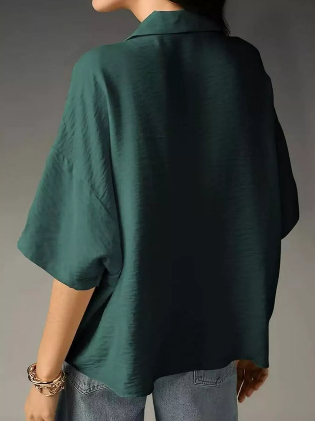 Relaxed Fit Half Sleeve Blouse