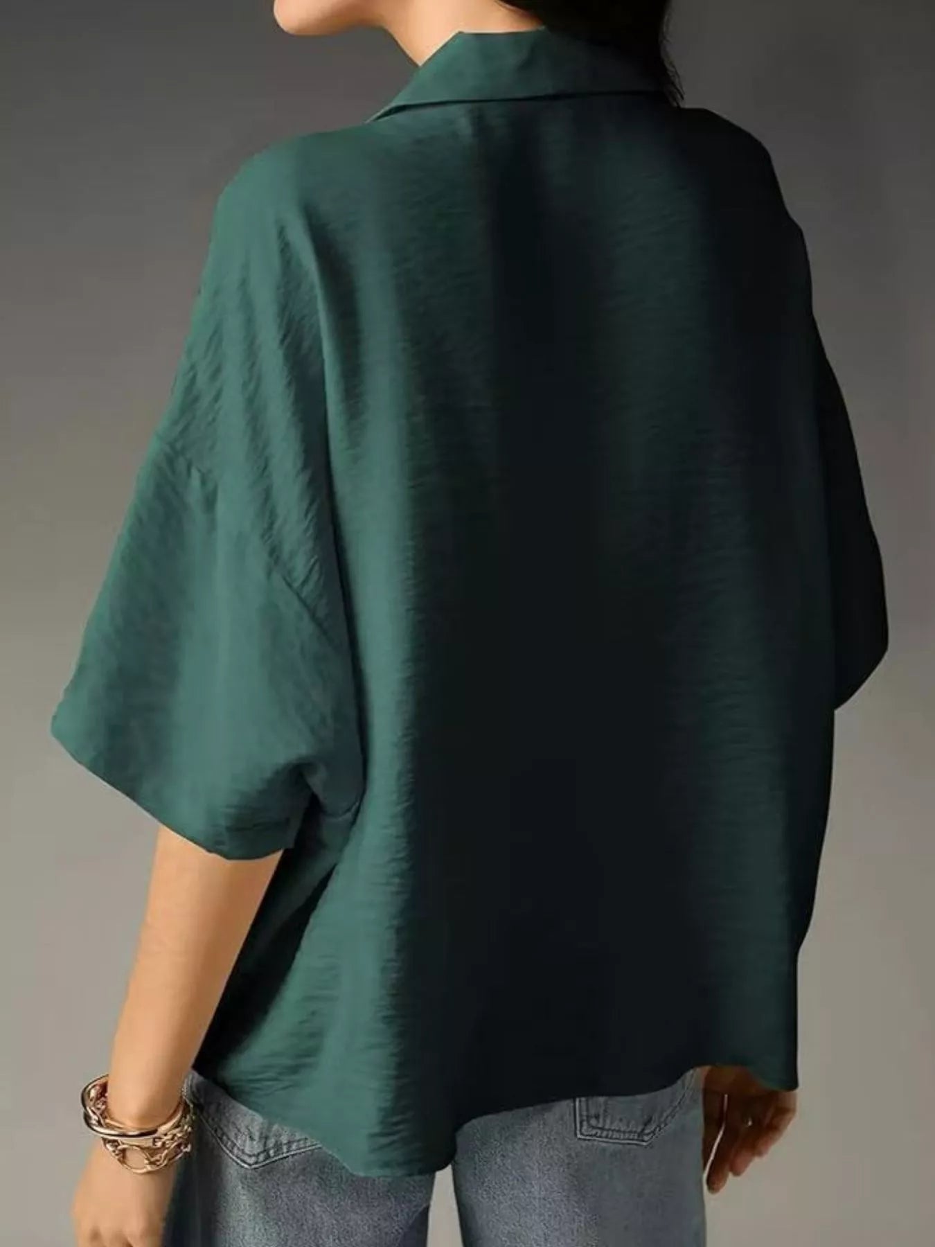 Relaxed Fit Half Sleeve Blouse