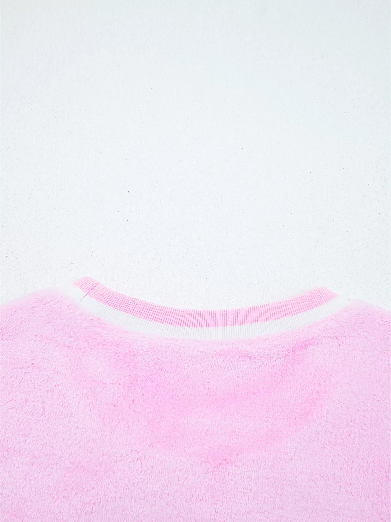 Sequin Chenille MERRY Graphic Plush Sweatshirt