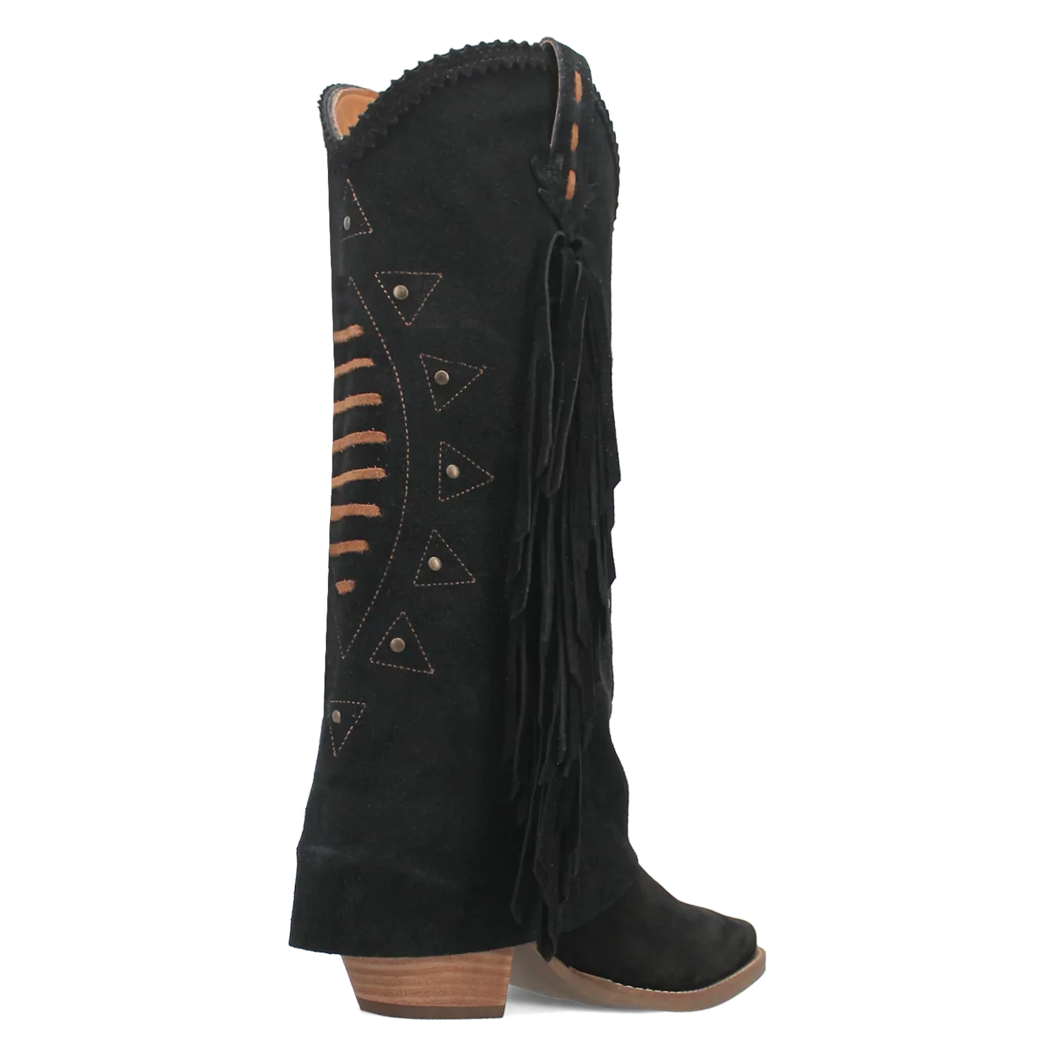 Dingo Spirit Trail  - Women's Suede Leather Cowgirl Boots