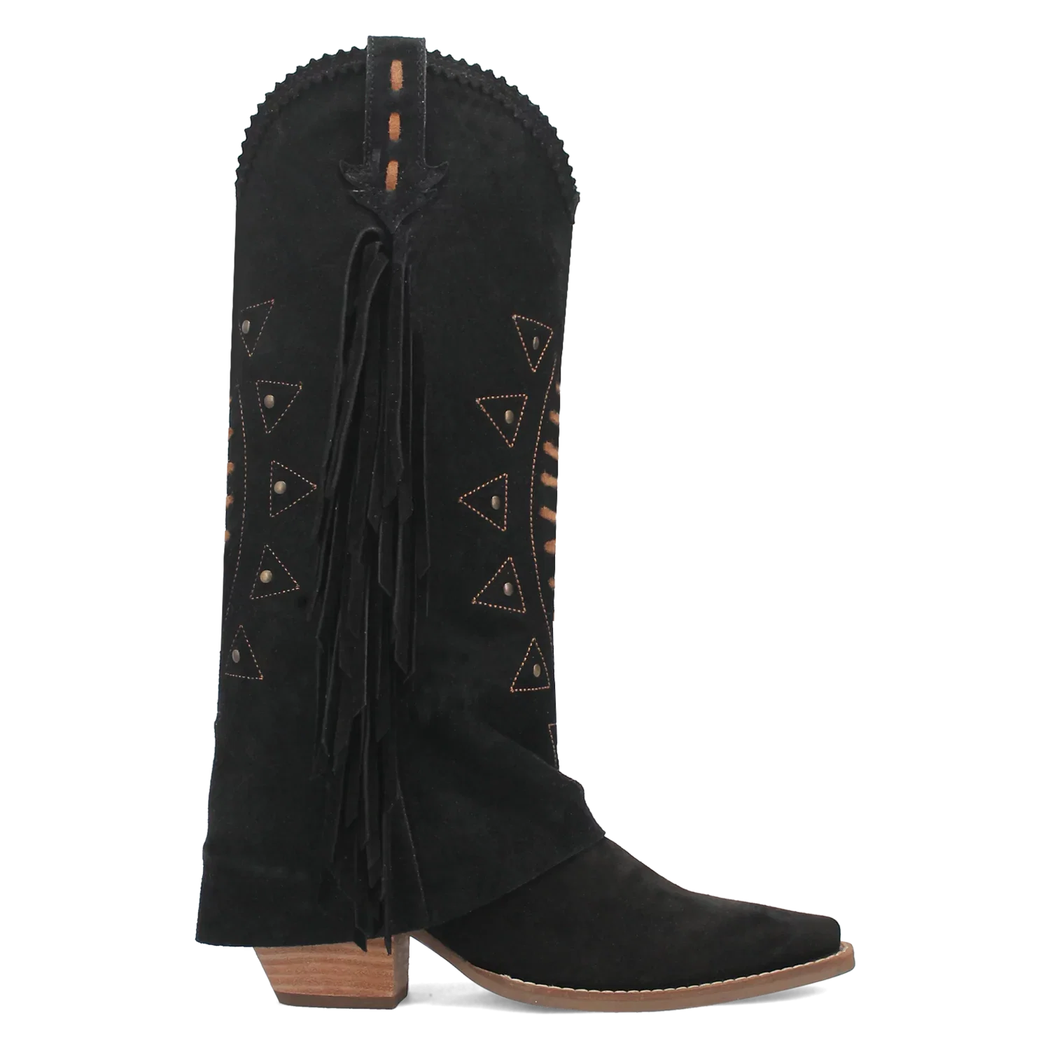 Dingo Spirit Trail  - Women's Suede Leather Cowgirl Boots