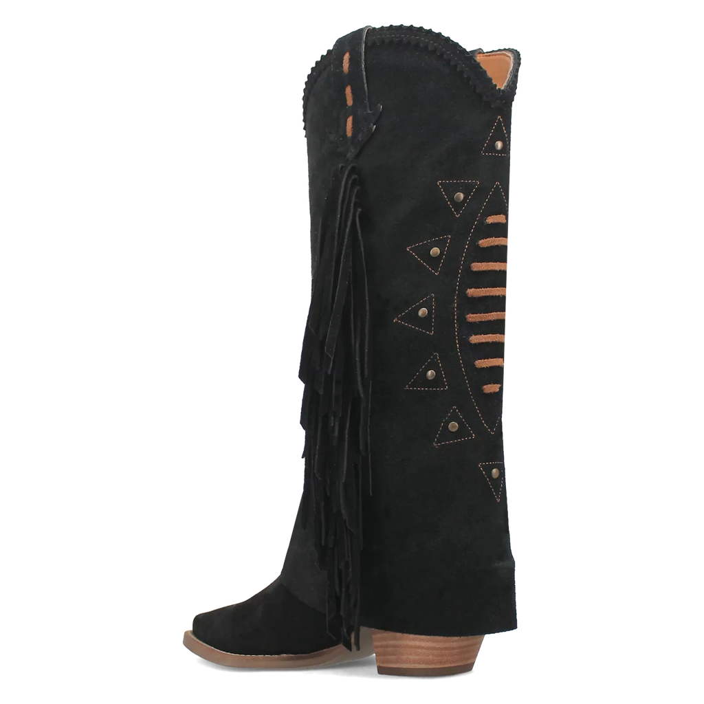 Dingo Spirit Trail  - Women's Suede Leather Cowgirl Boots