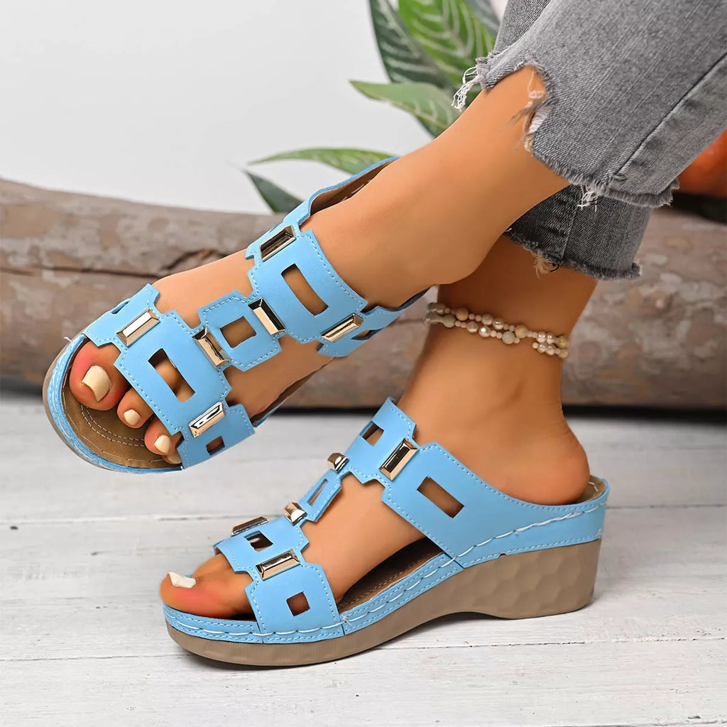 Open Toe Wedge Sandals