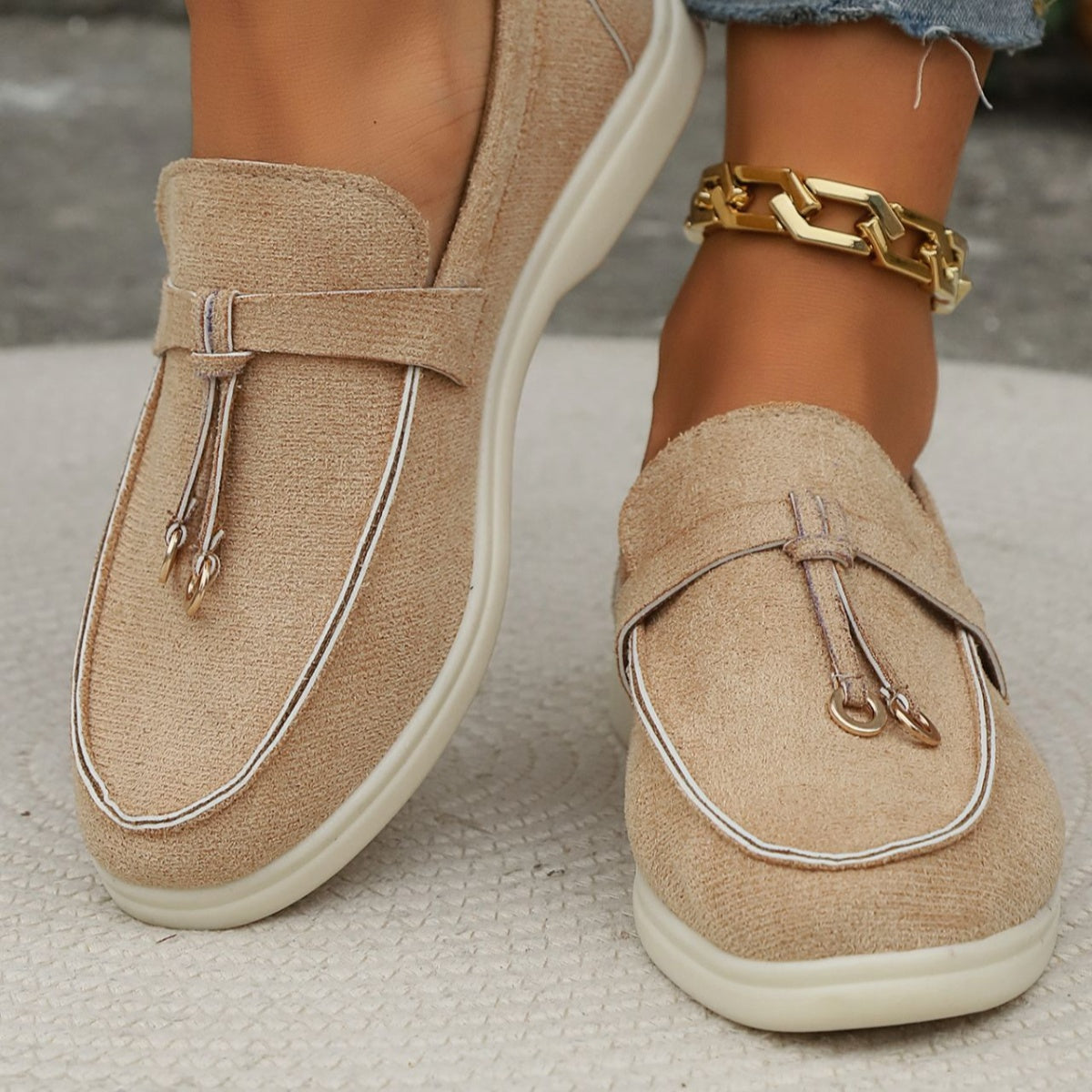 Casual Round Toe Slip-Ons