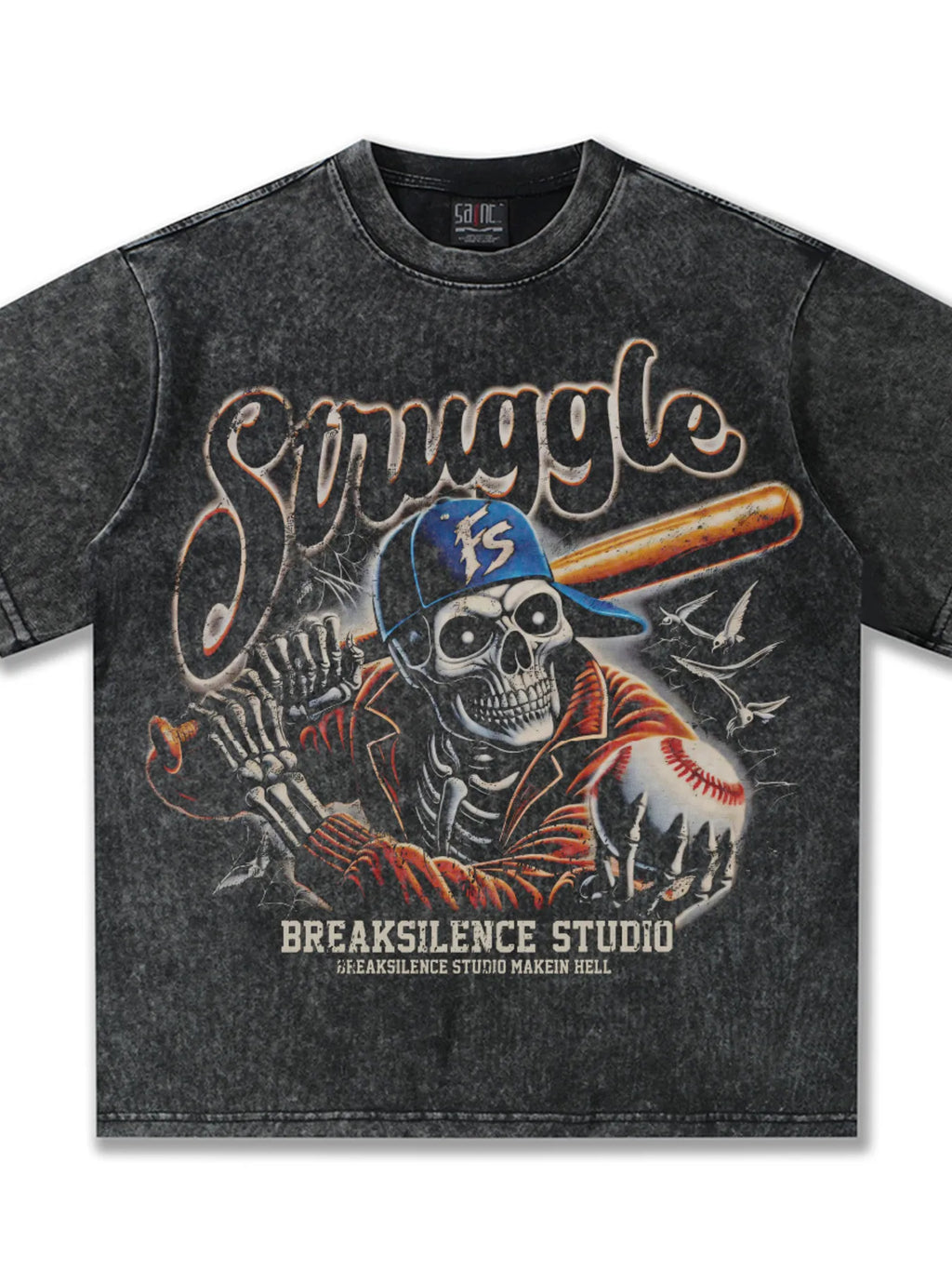 Men's Graphic Round Neck Short Sleeve T-Shirt